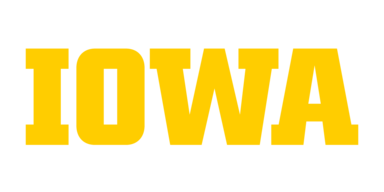 University of Iowa logo in gold